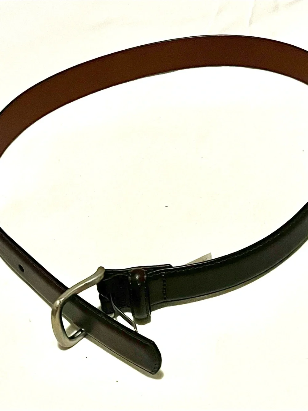 Kids belt by Lands' End Tan Leather